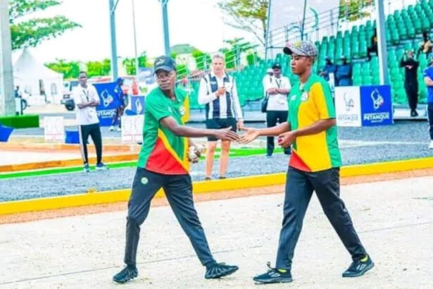 La paire Marcel Gbetable et Laïma Sambo championne du monde doublette mixte