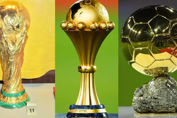 trophées can, coupe du monde, ballon d'or