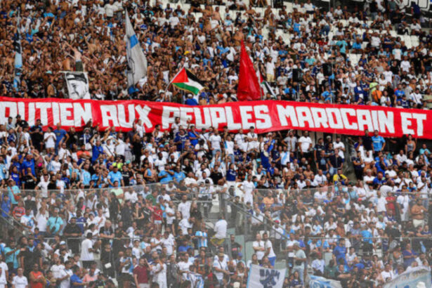 vélodrome hommage victimes Maroc et Libye