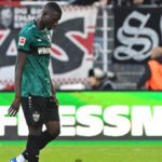 Serhou Guirassy s'est blessé samedi lors du match face à l'Union Berlin