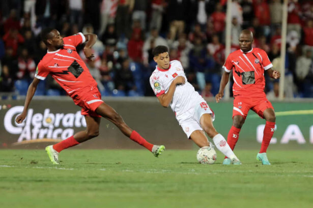 un match de Jwaneng Galaxy