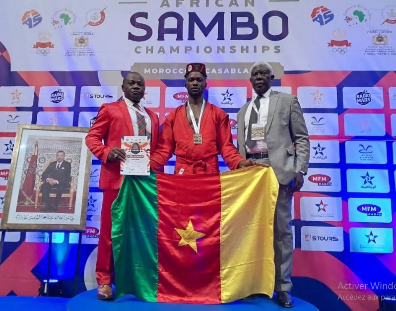 Sambo, Un sambiste camerounais, médaillé en Or au Maroc