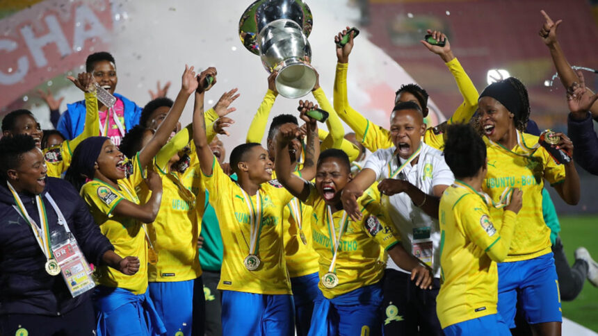 La joie des joueuses de Mamelodi