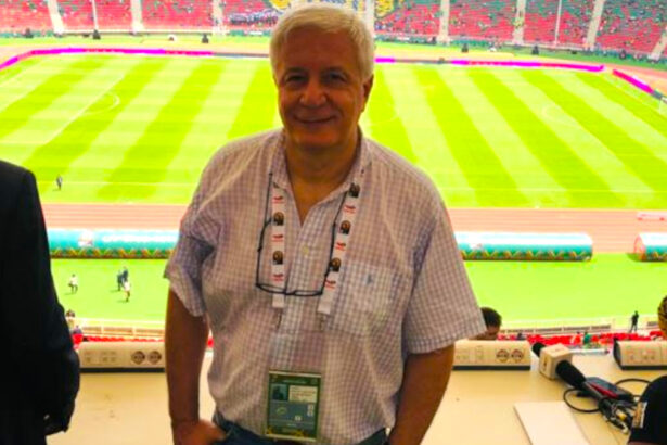 Massimo Oriani lors de la Can 2022 au Cameroun