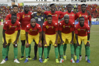 Une formation du Syli National de la Guinée