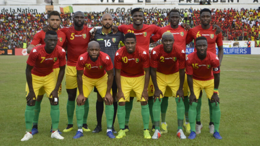 Une formation du Syli National de la Guinée