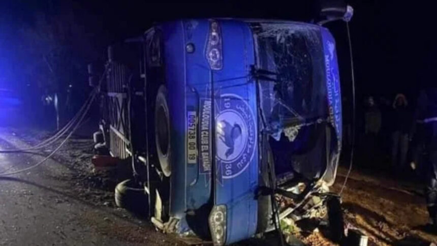Accident bus Mouloudia El Bayadh