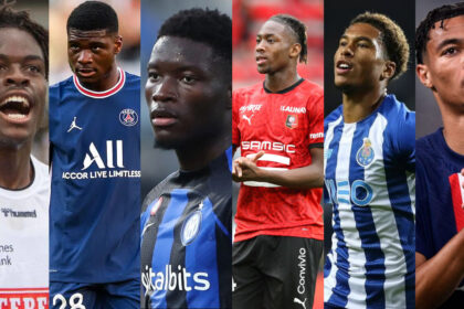 Yann Bisseck, Dina Ebimbe, Hugo Ekitike, Danny Namaso, Brandon Soppy, Lucien Agoumé