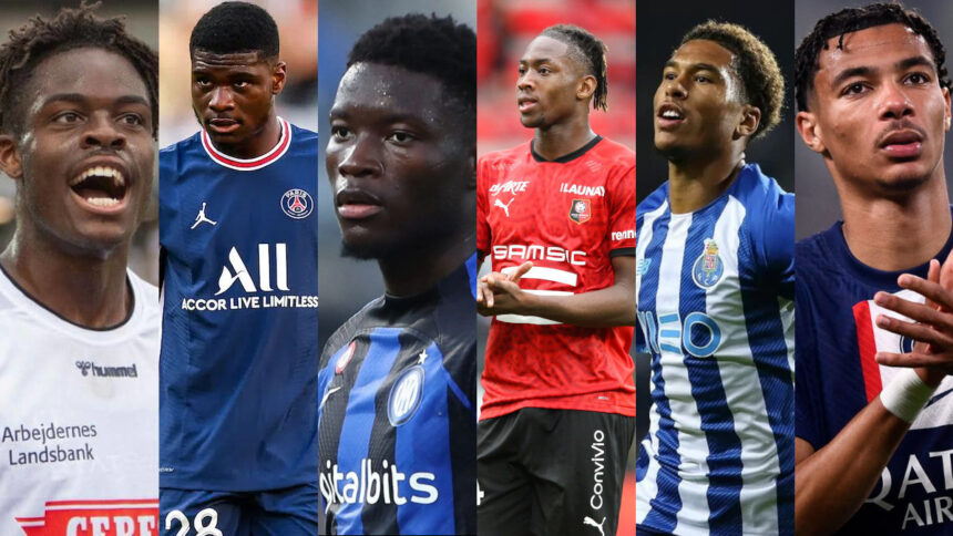 Yann Bisseck, Dina Ebimbe, Hugo Ekitike, Danny Namaso, Brandon Soppy, Lucien Agoumé