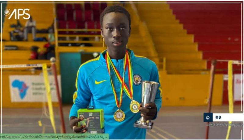 Jeux Africains Accra 2024 : Demba Ndiaye pour représenter le Sénégal en Badminton