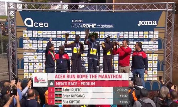 Marathon de Rome : podium 100% Kényans