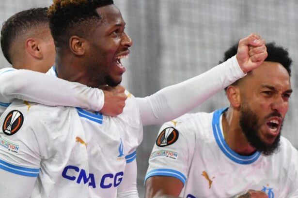 Ligue Europa : l'OM de Faris Moumbagna élimine Benfica au courage et rejoint les demi-finales