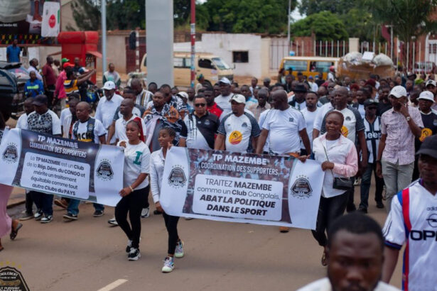 RDC : les supporters de TP Mazembe dans la rue pour protester contre le ministère des Finances