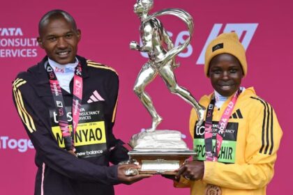 Marathon de Londres : doublé kenyan, record du monde féminin battu