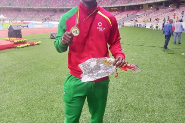 Triple-saut : le burkinabé Hugues Fabrice Zango Champion d’Afrique pour une troisième fois