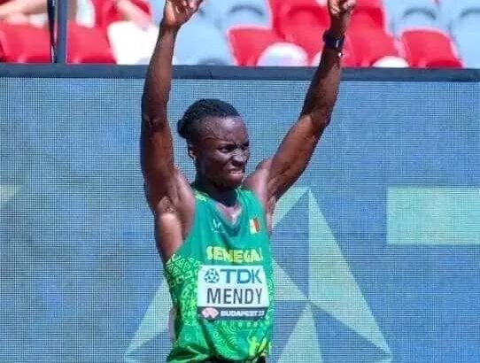 23e Championnat d'Afrique d'athlétisme : le sénégalais Louis-François Mendy remporte l’épreuve du 110m haies