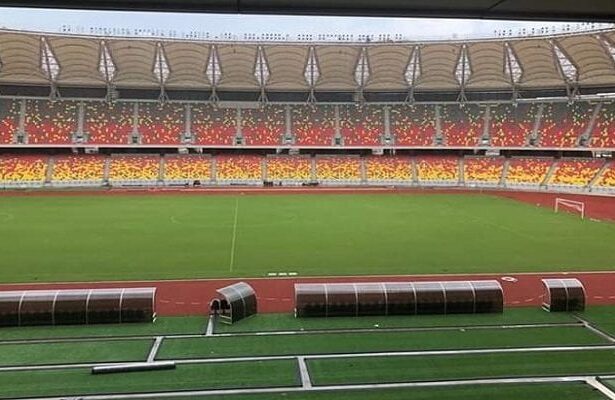 Stade de Japoma qui accueille la compétition