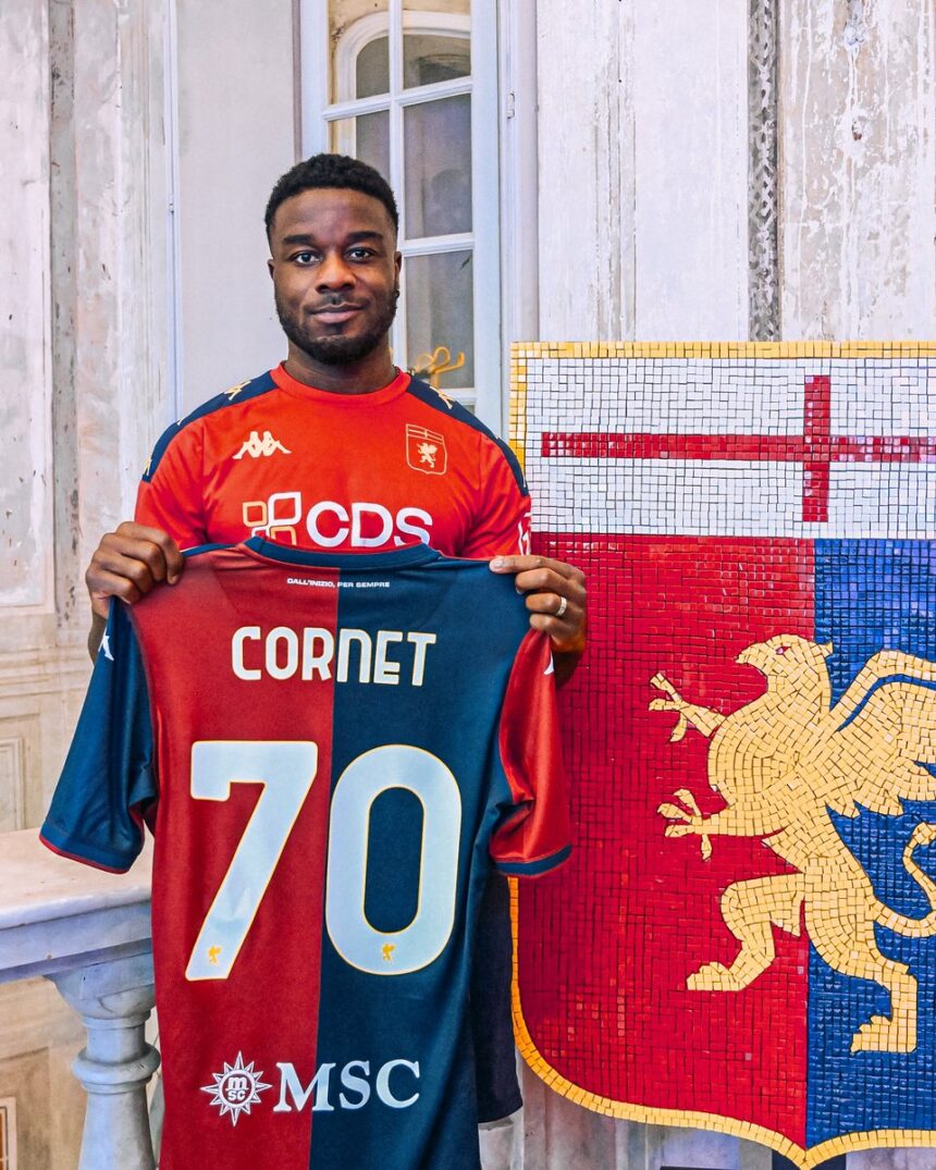 Mercato : l’Ivoirien Maxwell Cornet dépose ses valises à Genoa