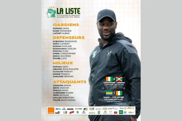 Éliminatoires Mondial 2026 : Emerse Faé dévoile sa liste pour affronter le Burundi et le Gabon