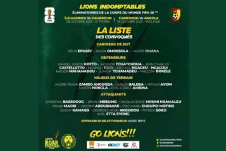 Marc Brys dévoile sa liste : Onana, Aboubakar et Choupo-Moting leaders des Lions Indomptables