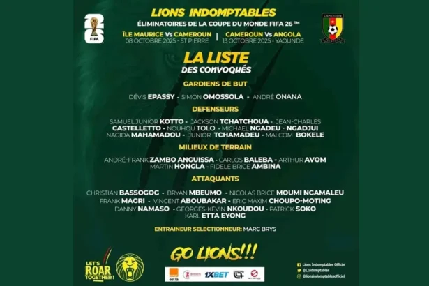 Marc Brys dévoile sa liste : Onana, Aboubakar et Choupo-Moting leaders des Lions Indomptables