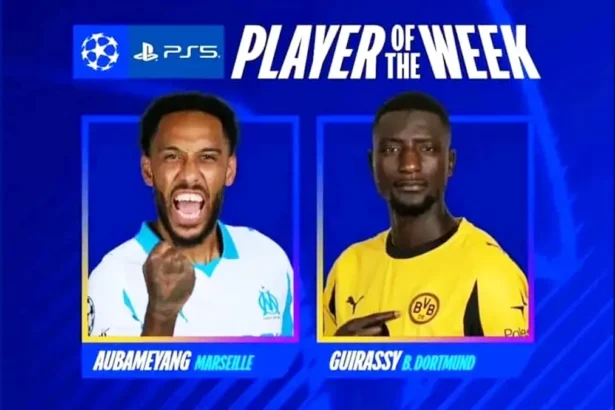 Aubameyang et Guirassy brillent en Ligue des Champions : l’UEFA les nomme parmi les joueurs de la semaine
