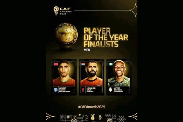 Joueur Africain de l’Année 2025 : Hakimi, Salah et Osimhen en lice pour le titre