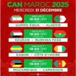CAN Maroc 2025 : suspense total lors de la dernière journée, Cameroun–Côte d’Ivoire pour la première place