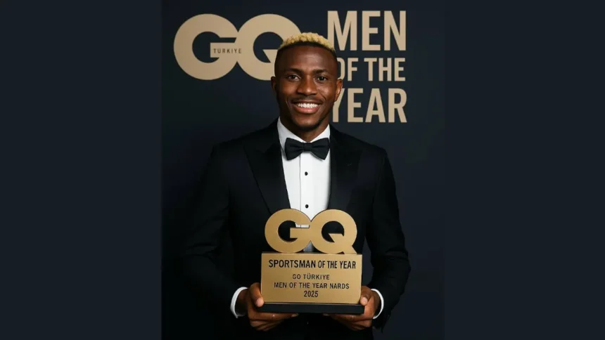 Victor Osimhen sacré Sportsman of the Year aux GQ Türkiye Awards 2025
