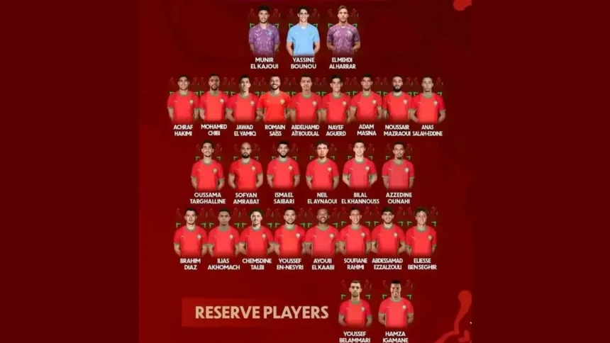 CAN 2025 : Le Maroc dévoile une liste XXL pour viser le titre à domicile