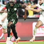 Victor Osimhen célébration but Nigeria Algérie CAN 2025