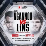Francis Ngannou de retour en MMA face à Philipe Lins le 16 mai 2026